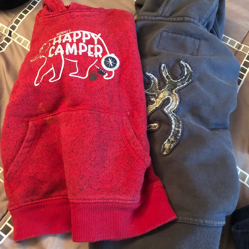 3T boys hoodie and zip up